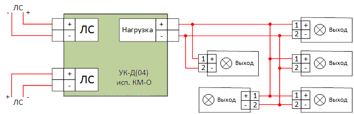 Уклсип 24 схема подключения